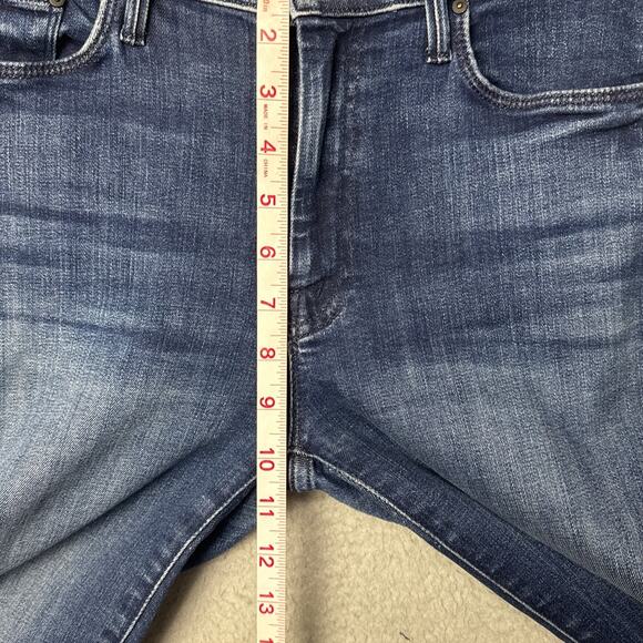 Mother The Weekender Fray Mint Condition Size 26 Designer Denim Dark Wash - Picture 5 of 11